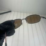 Vintage Oval Metal Frame Sunglasses ā Unisex Brown Lens Photo 4