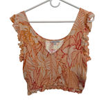 Patrons of Peace  Medium‎ Floral Crop Top Photo 0