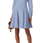 Derek Lam ππ Blue Pin Stripe Shirtdress ~ Blue White 40 EUC Minimalist Chic Photo 0