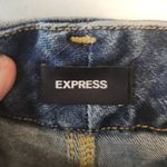 EXPRESS NWT High Rise Raw Hem Flexx Straight Ankle Jeans Women's S Short Photo 4