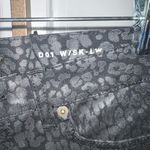 Yves St. Laurent NWT Snake Skin Print Skinny Jean Size 27 Black Photo 2