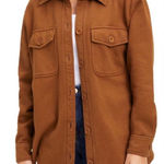 Good American  Oversize Fleece‎ Shirt Jacket Size 1/2 Photo 0