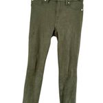 7 For All Mankind Women's  Olive Green Skinny Jeans Size 26 Photo 2