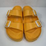 Birkenstock  Womens 10 Mens 8 Arizona Slide EVA Sandal Yellow Waterproof Plastic Photo 5
