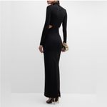 Staud Arlette Cutout Maxi Dress XL Gold Photo 9