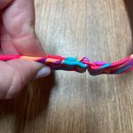 Aerie Womens Blakey Underwire Halter Bikini Bra Top Size 34A Geo Patterned Neon Photo 6