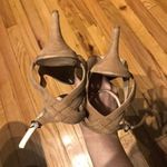 Nine West Shawn Pumps Slingback D'orsay Cutouts Kitten Neutral Straps Ankle Comfy Work Party Tan Mary Jean Sandals summer Photo 4