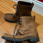 Ralph Lauren Lauren  Tan Suede Leather Zera Boots size 8 Photo 0