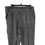 Ellen Tracy Women's Size Medium Linen Viscose Pull On Grey Pants Photo 1