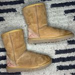 UGG  Classic Short Rustic Weave Brown Boots women’s shoe size 6 Photo 6