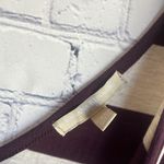 Banana Republic purple & cream striped short sleeve top women’s size S Photo 2