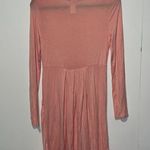 12PM by Mon Ami NWT  USA Long Sleeve Peach/Pink Knee Length Dress ZZ14 Photo 1