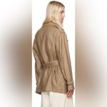 Helmut Lang  Taupe Rider Trench Coat in Driftwood Size XS Photo 10