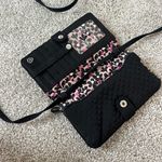 Vera Bradley Black Classic Crossbody Wallet Quilted Photo 4