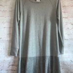 CAbi Flashdance jersey sweater drop waist dress 3459 grey S two tone soft knit Photo 0