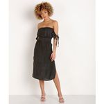 ✨Stillwater Rooftop Hangs Leopard Midi Sz Medium Dress✨ Tan Photo 3