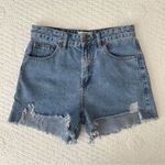 Cotton On High Rise Ripped Denim Jean Shorts Women's Size 6 Photo 0