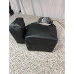 Anthropologie  Women's Black Leather Hobo Shoulder Bag Photo 5