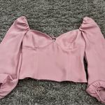 Aritzia Wilfriend Dawn Pink Novella Blouse size medium Photo 1