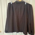 Tahari ‎ Gray Pinstripe Three Piece Skirt Suit Set Size 14 Photo 9