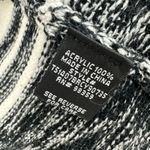 Love Blind Size Small Sweater Black & White Knit Long‎ Sleeve Open Front Casual Photo 3