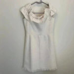 Rebecca Taylor  Off Shoulder Slub Dress Photo 2