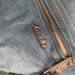 Arcadia Blue Leather Crossbody Bag Photo 1