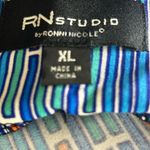 RN Studio Ronnie Nicole slinky hourglass geometric dress Xl Black Photo 5