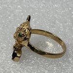 Head 10KT Yellow Gold Clyde Duneier Cat’s With Bow Ring 7 Photo 1