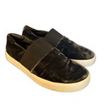 Vince Corbin pewter velvet slip on flats size 38.5/8 Photo 8