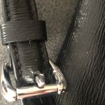 Ralph Lauren VTG Lauren  Black Crossbody Shoulder Bag Leather Inner Pockets 10X8 Photo 9