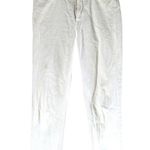 GRLFRND Kiara Straight Leg Jeans Tomboy Fit Button Fly High Rise Waxen White 27" Photo 0