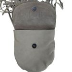 Cut N Paste Free People Small Beige Leather Purse‎ Bag With Fringe Crossbody Photo 3