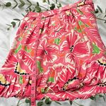 Lilly Pulitzer Fayette 100% Silk Oxford Multi with a Splash Skirt Bubble Size 6 Photo 7