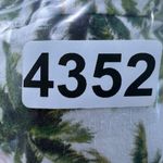 BeachLunchLounge Briggs Palm Tree Print Shorts Linen Blend Drawstring Waist XL Summer-wear Casual Photo 7