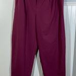 Free People Free people purple rose barrel leg pleated trouser pant size medium trendy Photo 0