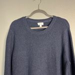 Market & Spruce  Waffle Knit Longline Sweater Women's‎ Plus 2X Navy Blue NWOT Photo 2