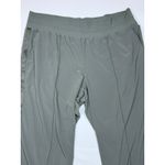 Athleta  Nolita Wide Leg Olive Green Track Pants Athletic Side Stripe Women Sz 24 Photo 8