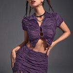 SheIn purple skirt and top co ord set Photo 0