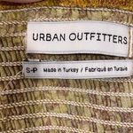 Urban Outfitters NWT  Puff Sleeve Crop Top Smocking Ditsy Floral S Yellow Boho Photo 7