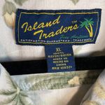 Vintage Island Traders Hawaiian Shirt Women’s XL Short Sleeve All Over Print Photo 1