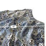 Jessica London Blue Linen Sleeveless Tunic Blouse Lace Up Detail size PLUS 16W Photo 8