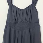 Grace Karin NWT Black Smocked Waist Maxi Dress Square Neck Sleeveless Flowy 2X # Size XXL Photo 7