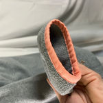 Columbia  PGF Womens Gray Fleece Pullover Coral Trim‎ Fishing Gear Mock Neck Photo 3