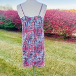 Karen Kane  Red & Blue Trapeze patriotic Dress geometric print Photo 10