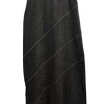 Vintage Straight Pencil Maxi Length Army Green Skirt Size S Photo 0