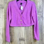 Wild Fable Size Small Terry Cloth Cropped Long Sleeve Button Front Shrug Photo 0