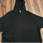 Lululemon  Black Hooded Poncho t shirt hoodie! Oversized small Photo 3