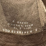 Frye  Natalie Engineer Short Boots Brown Leather Buckle Western Size 6 Boho Chic Photo 10