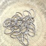 Silver tone chain link necklace Photo 1